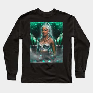 Jade Cargill - Green Mania Long Sleeve T-Shirt